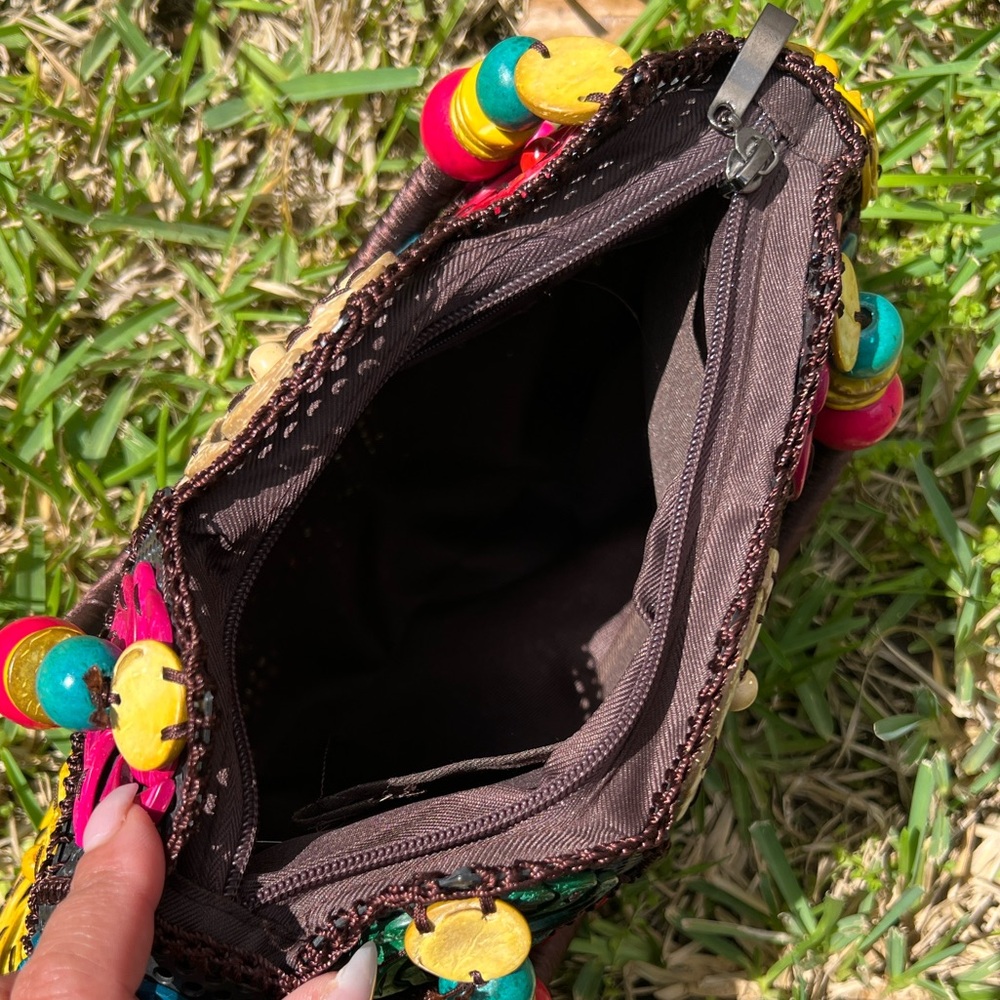 Handcrafted Multicolor Bag - Picture 5 of 10